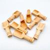 5pcs Coffee Tea Mini Sugar Spoon Wooden Round Handle Scoop Teaspoon Small Salt Shovel Milk Powder Scoops Wood Condiment Spoons