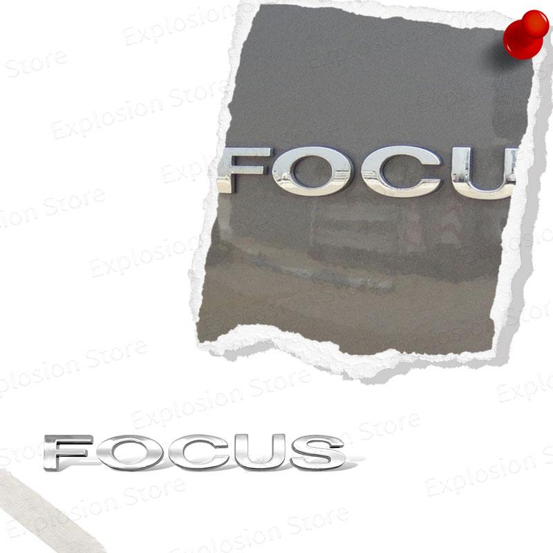 HDC3 Car Decor 3D ABS/Metal Car Letter Rear Bumper Trunk Decals Emblem Sticker For Ford Focus Logo MK1 MK2 MK3 MK4 Fiesta Ranger