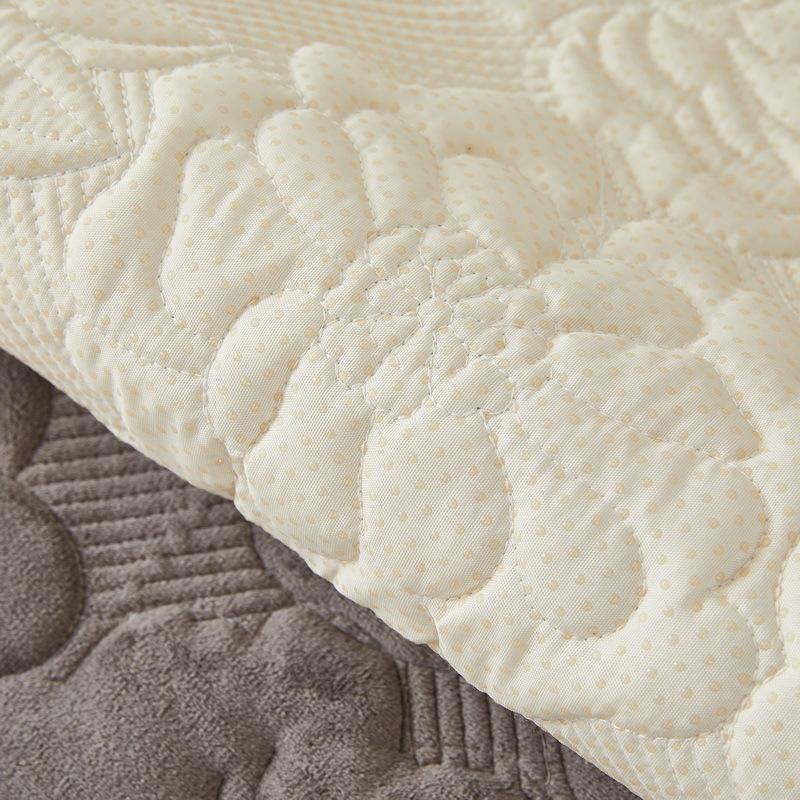 Simple Winter Sofa Cushion Winter Super Soft Short Plush Seat Cushion Cushion Cover Towel Sofa Cover Non-Slip Thickened