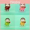 Heart Raincoat Shape Crayon Shinchan Pvc Collectible Figure Model For Fans Anime