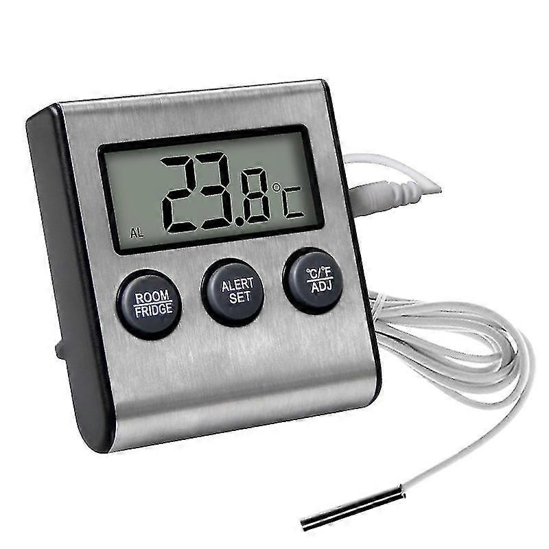 Digital Refrigerator Thermometer -50~70 Freezer Electronic Thermometer (Black) - DD01