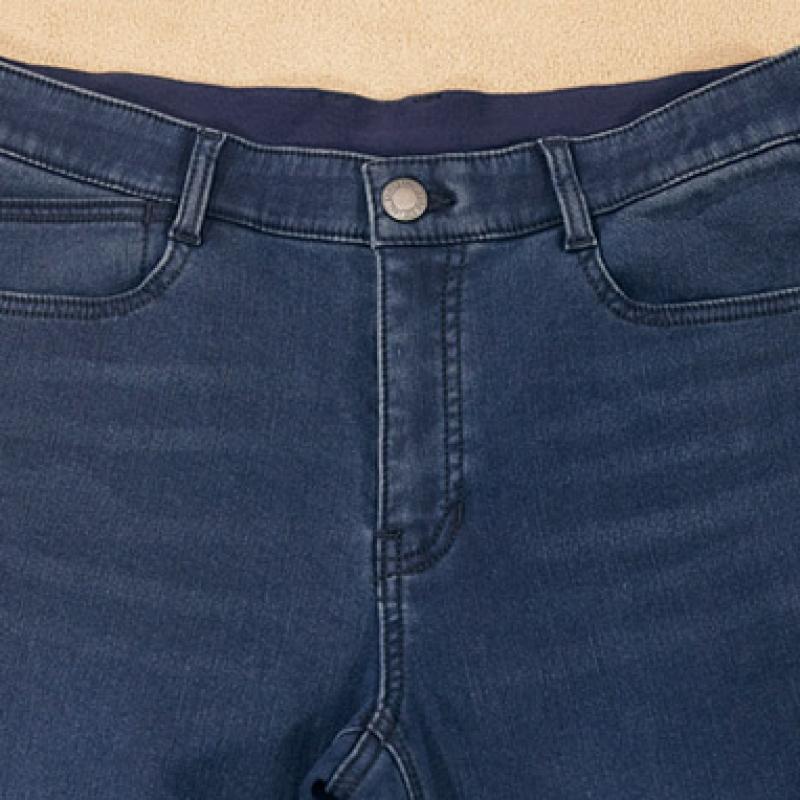 Bang Bang Men S Polar Fleece Bonded Fleece Lined Denim jeanS Navy