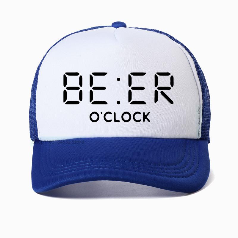 Кепка с принтом BEER OCLOCK Крутая летняя забавная унисекс модная регулируемая кепка Snapback