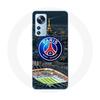 Case - Xiaomi - 12X - Flexible - White - PSG Logo, Stadium, Night, Eiffel Tower