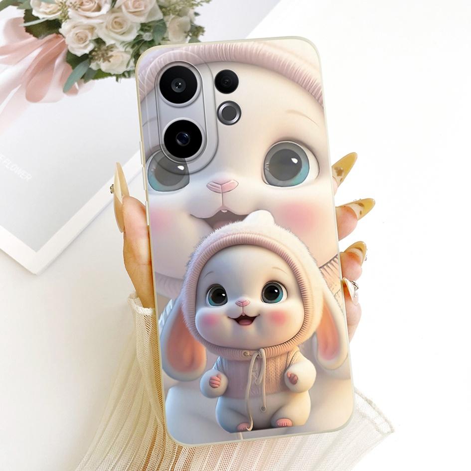 Чехол для Vivo V60 Lite 5G Милый Панда Кролик Мягкий Конфетный Силиконовый Ударопрочный Чехол для Vivo V60 5G Coque V2511 V 60 V60Lite Корпус