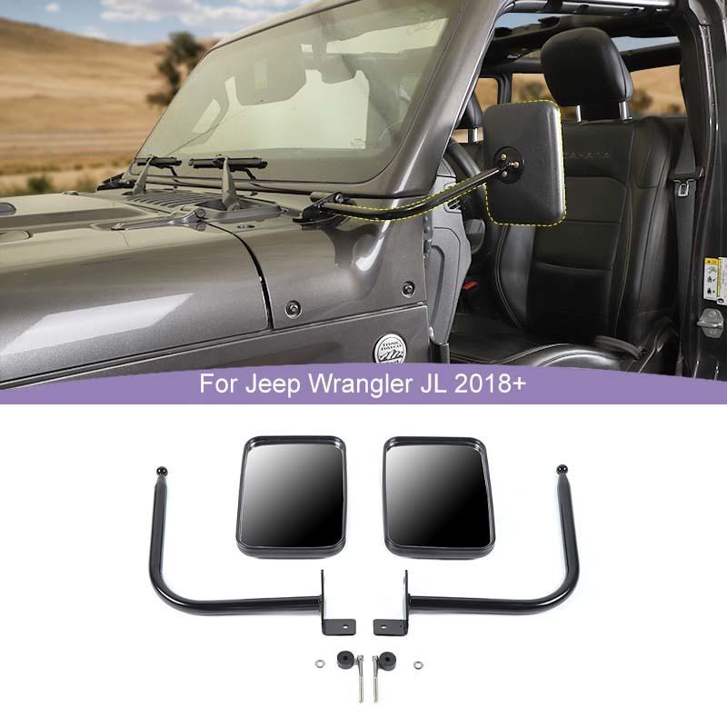 Зеркало заднего вида на шарнире двигателя для Jeep Wrangler JL Gladiator JT 2018, аксессуары для стайлинга автомобилей