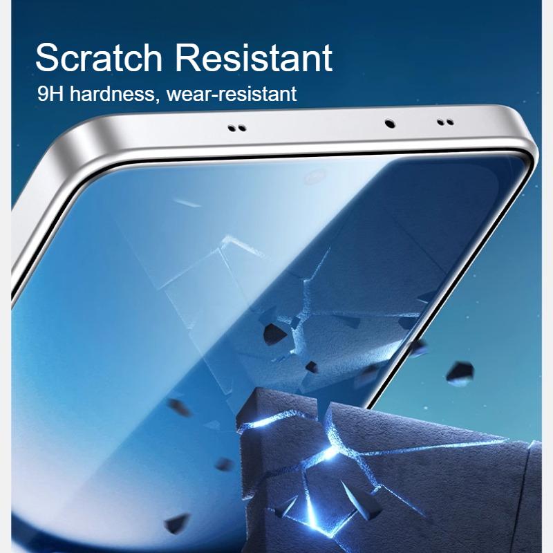 SmartDevil 1/2PCS Screen Protector for Xiaomi POCO X7 Pro F6 Pro Dust-free Cabin Clear Tempered Glass Film for Redmi Turbo 4
