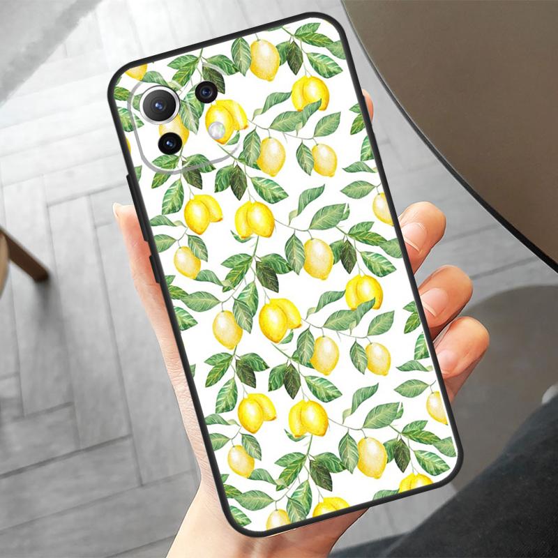 Летний Фруктовый Лимонный Чехол Для Xiaomi 15 Pro 13 14 Ultra 11T 12T 13T 14T Pro POCO F7 X7 Pro X3 X5 X6 F5 F6 Обложка