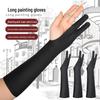 Расширенные painters' gloves с защитой от пятен, на два пальца, средней длины