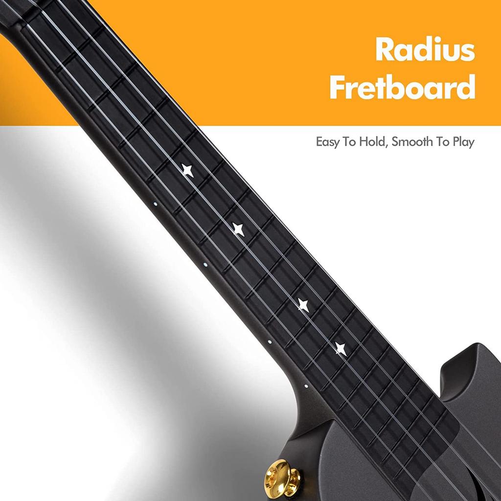 Enya Nova U Mini Black Soprano Ukulele Beginner Set (Carbon Fiber) Includes Case, Strap, Capo, and Spare Strings (Black) [Official Japanese Product]