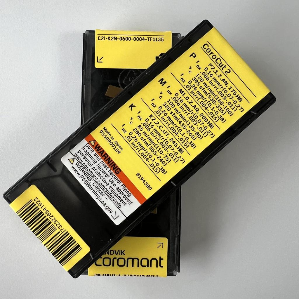 SANDVIK / C2I-K2N-0600-0004-TF 1135 / Original Swedish hard alloy blade 5 Pcs