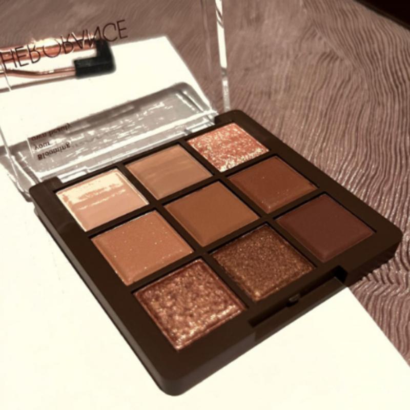 HER ORANGE Девятицветная палитра теней для век жемчужные матовые большие блестки тонкие блестящие тени для век Sleeper