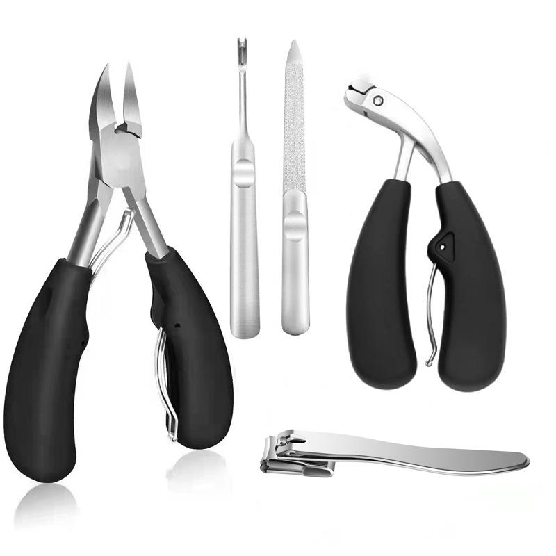 Eagle Beak Curved Nail Clippers for Ingrown Nails - Manicure & Pedicure Set