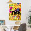 Wiggles Customize Your Name Tapestry Gift Personalized Tapestry Smooth Polyester Ideal for Office Wall All-Season Use Great Gift for Dorm Room Lovers
