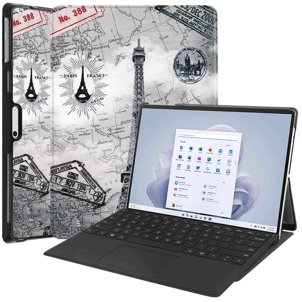 Чехол для Microsoft Surface Pro 10/Pro 11 из ПУ кожи с принтом, подставка-фолио, чехол для планшета