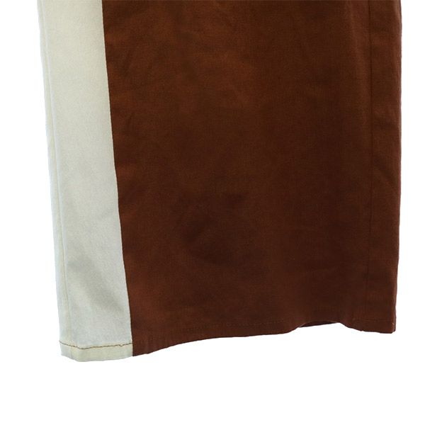 Converse Льняная смесь переключающиеся широкие брюки коричневый x белый женские б/у