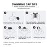 Free size Waterproof PU Fabric Non-Slip Swim Pool Hat Swim Cap Elastic Swimming Caps Swimming Caps