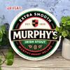 Винтажная металлическая вывеска Murphy Irish Stout Ретро Металлический плакат Декор стены бара 8x12