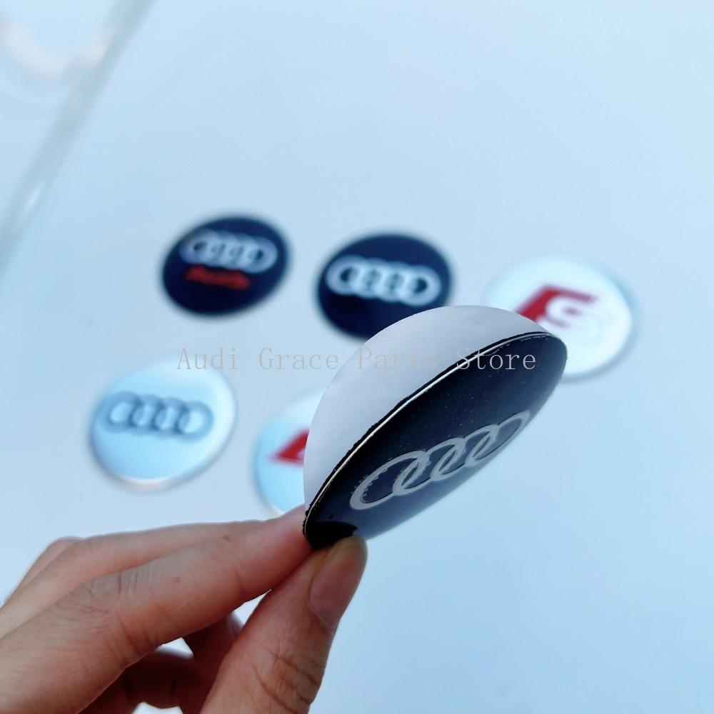 Для Audi A3 4 шт. Для Audi A1 A3 A4 A5 A6 A7 Q3 Q5 Q7 RS3 RS4 RS5 S3 S4 56 мм Центральный колпачок ступицы колеса автомобиля Наклейка-эмблема Значок Наклейка Аксессуары