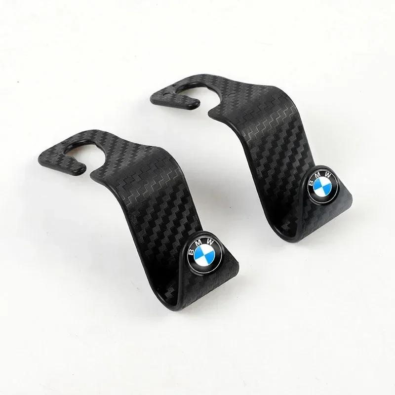 2026 Hot 2Pcs Portable Car Seat Back Hooks Accessories For BMW Performance F25 F26 F15 F16 E90 E91 E92 E60 E84 G22 G32 F13 F36 G30 G20