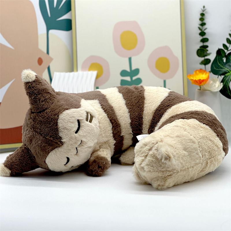 Kawaii Pokemon Sleep Cubone Slowpoke Chikorita Psyduck Lucario Piplup плюшевые игрушки-подушки Lapras Furret Dragonair Mew Peluche Doll