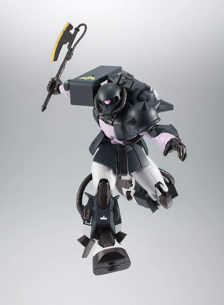 TAMASHII NATIONS ROBOT Spirits Mobile Suit Gundam High Mobility Type Zaku II Triple 125mm Painted Movable Figure [SIDE MS] MS-06R-1A Ver. A.N.I.M.E.