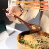 Wooden Water Spoon Set Rice Measuring Spoons Large Ladle for Water Soup