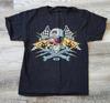 Винтажная черная футболка Five Finger Death Punch Унисекс Концертная S - 5XL AR219 Унисекс Футболка