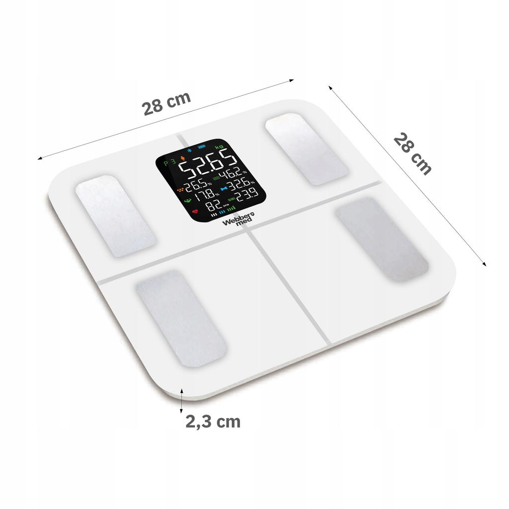 Analytical Bathroom Scale 16 Parameters Apple Health, Google Fit, IF1320B