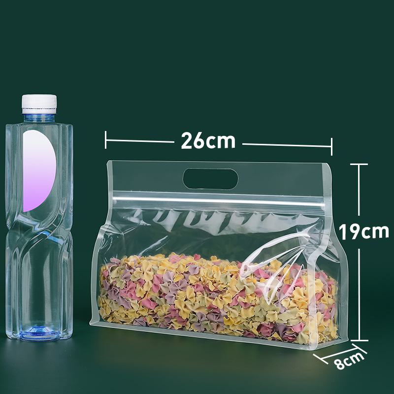 Прозрачный восьмисторонний пакет с зиплоком для хранения продуктов с настраиваемым дизайном