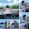 Автомобильный держатель для планшета Xnyocn, подставка для iPad Air 1 2 Mini 2 3 4 Pro 9,7 10,5, универсальное крепление на лобовое стекло автомобиля для планшета Samsung Tab 7–11 дюймов