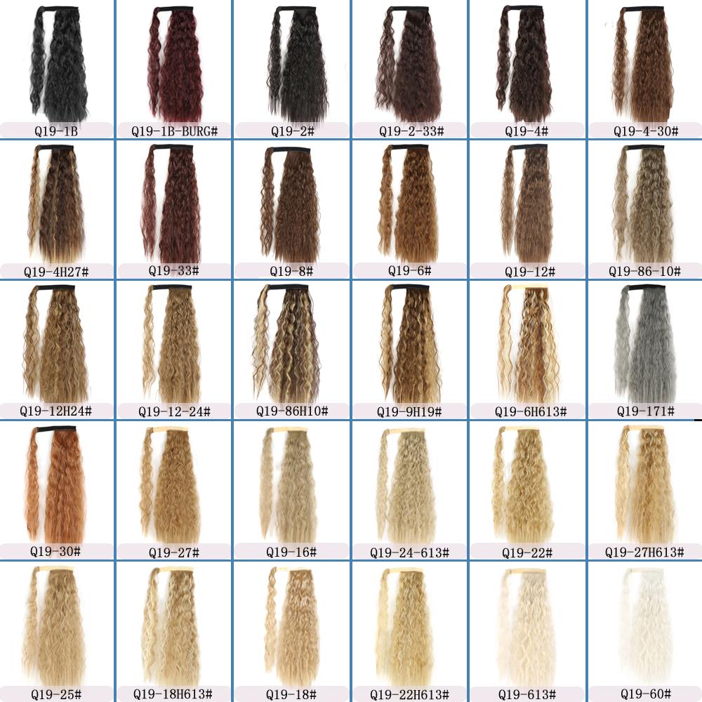 MISS WIG, женский длинный волнистый хвост, синтетическое волокно, повседневная одежда, кукурузная волна, наращивание волос, женский длинный волнистый шиньон