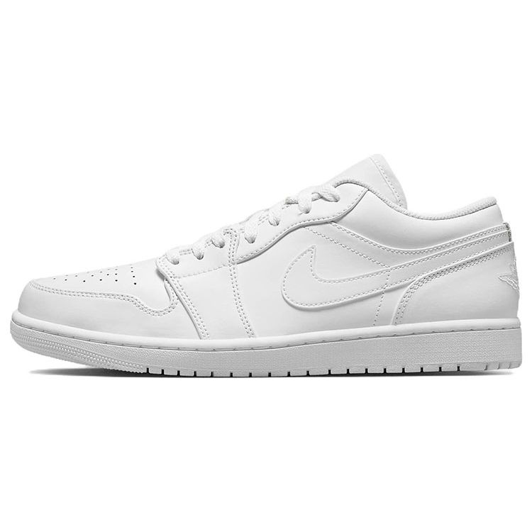 Мужские кроссовки Air Jordan 1 Low Triple White 2022 553558-136