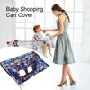 Чехол для детской тележки для покупок с рисунком из мультфильма, прочный, складной, водонепроницаемый, можно стирать в стиральной машине, для детей