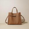 "2024 Premium Cowhide Leather Women's Tote Bag - Large Capacity, Handheld & Messenger Style"