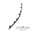 Glossy Black Left Front Bumper Molding Trim For Mercedes 300C 300CD C300 C43 AMG