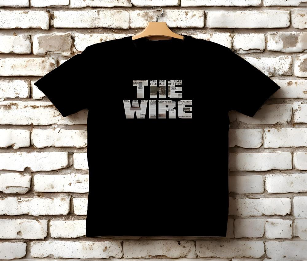 THE WIRE Черная футболка Размер S-5XL Унисекс футболка
