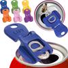 6 шт. Открывалка для банок с напитками Цветная Защитная крышка для банок с напитками Открывалка для бутылок Не травмирует руки Герметичная Пылезащитная Открывалка для банок