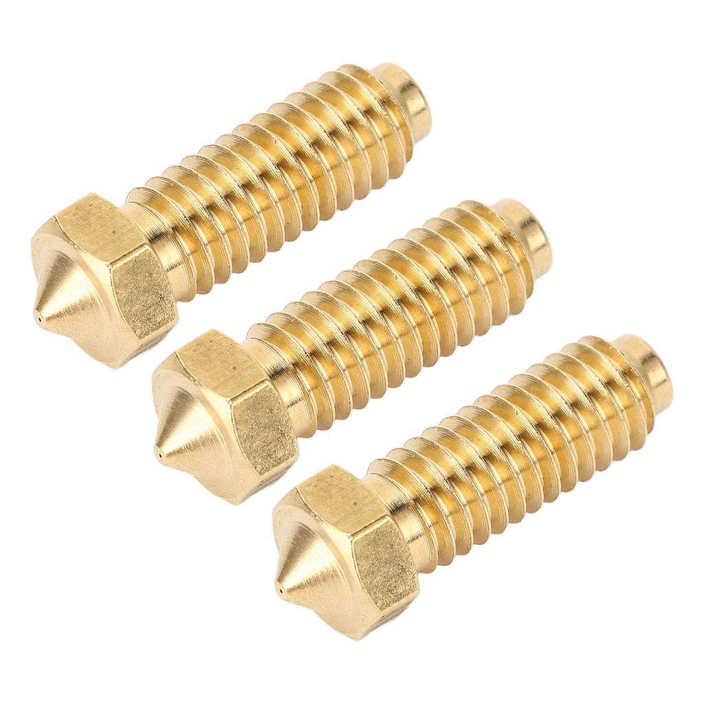 3Pcs 3D Printer Brass Nozzle Kit for Anycubic Kobra 2 Kobra 2 Pro Kobra 2 Maximum Kobra 2 Plus