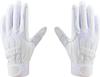 ZETT Baseball Batting White Size BG16621 Gloves, Ambidextrous, (1100), M,