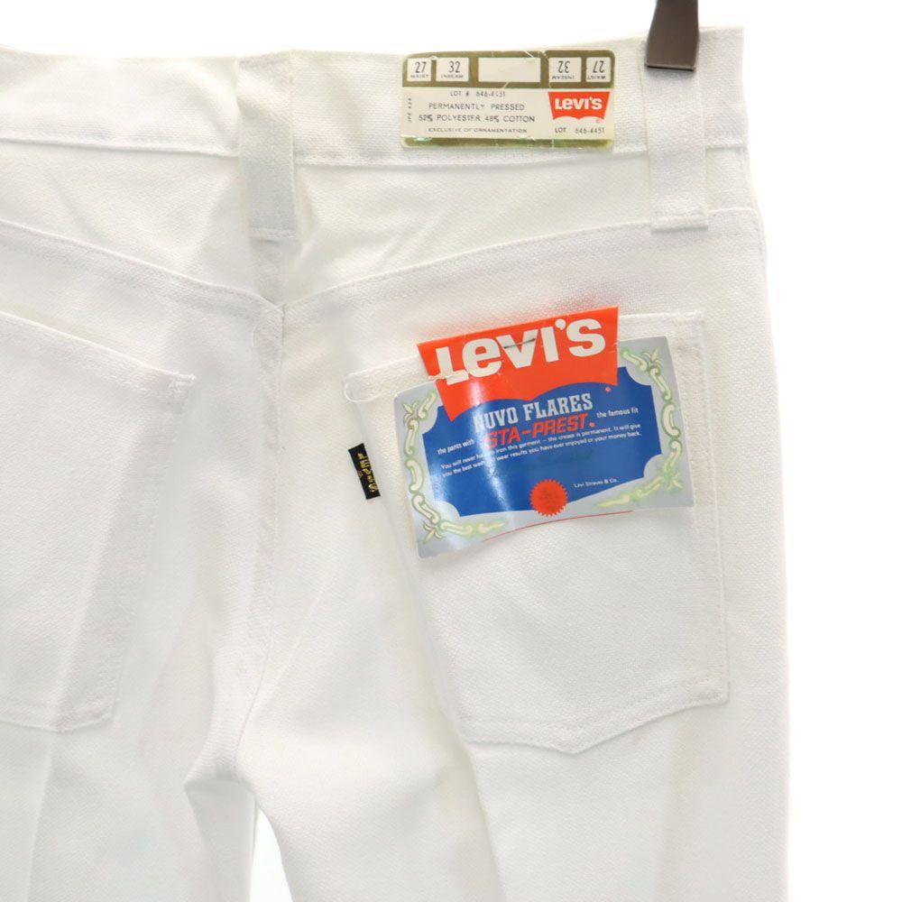 Levi's 70-е Винтаж Staples Нераспроданные Дальний Восток Неиспользованные Расклешенные брюки Женские Б/у