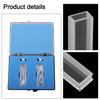 Quartz Cuvette with 10mm 50mm Optical Path Resistant To Neutral Solutions