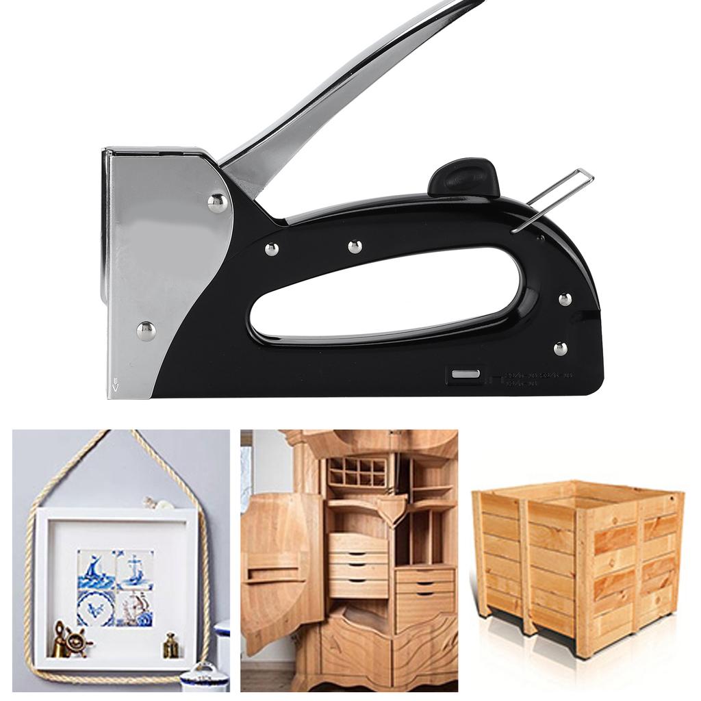 Степлер-пистолет, портативный, безопасный, практичный, эргономичный, ручной степлер для фиксации декоративных материалов