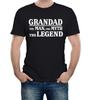 Grandad the Legend T-Shirt - Funny T Shirt Grandpa Dad Gift Joke Fathers Day