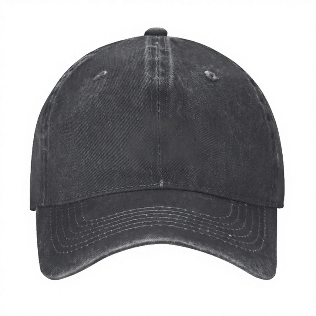 For Printed Logo PVC Baseball Cap Cross-Border OLD GEEZER Washed Letter 6-Panel Adjustable Outdoor Sunscreen Four Seasons