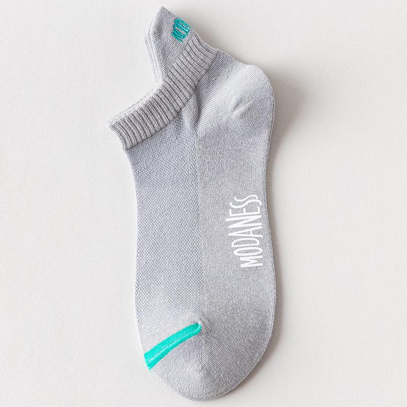 Легкие дышащие спортивные носки для мужчин Zhuji - летние, с низким вырезом, с сеткой и защитой пятки