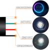 Motorcycle LED Headlight Angel Eye Colorful headlights Controlled By APP For Fantic XE XM 50 XEF 125 250 XMF 125 2021-2022 Parts