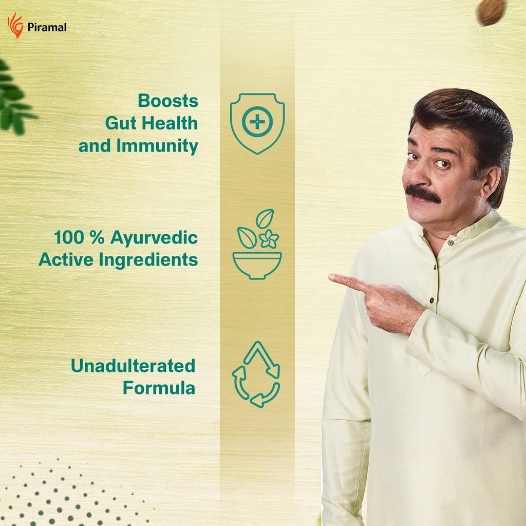 Naturolax-A Triphala Ayurvedic Tablets Pack Of 2 Relieves Constipation And Bloating Supports Digestive Health With Natural Gut Care 60 Tablets Each