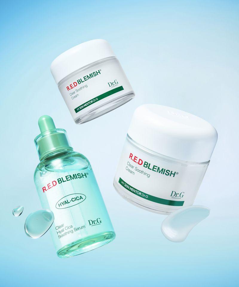 Red Blemish Clear Hyal Cica Soothing Serum 50mL + Soothing Cream 50mL Duo Set