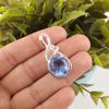 Tanzanite Gemstone 925 Sterling Silver Jewelry Zircon Pendant For Birthday Gift CZP-13-14